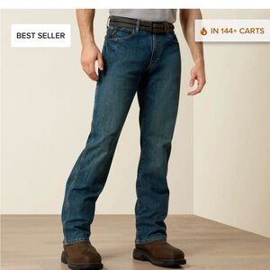 Men's Ariat never worn Classic Relaxed Bootcut Jeans in Dark Blue